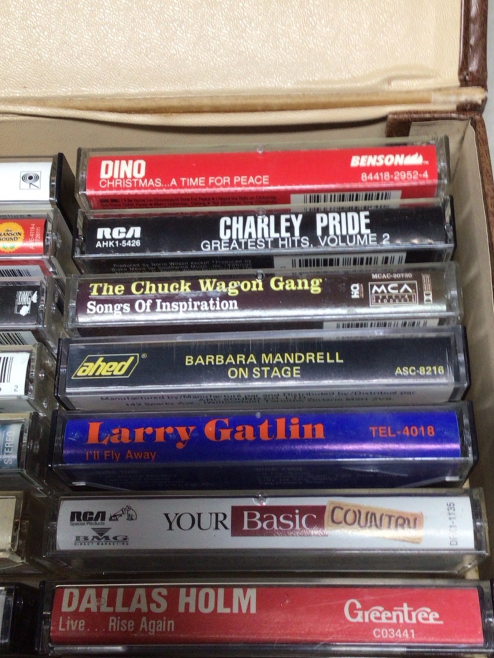 Assorted Vintage Country Cassette Tapes - Multi Color.   28  of them